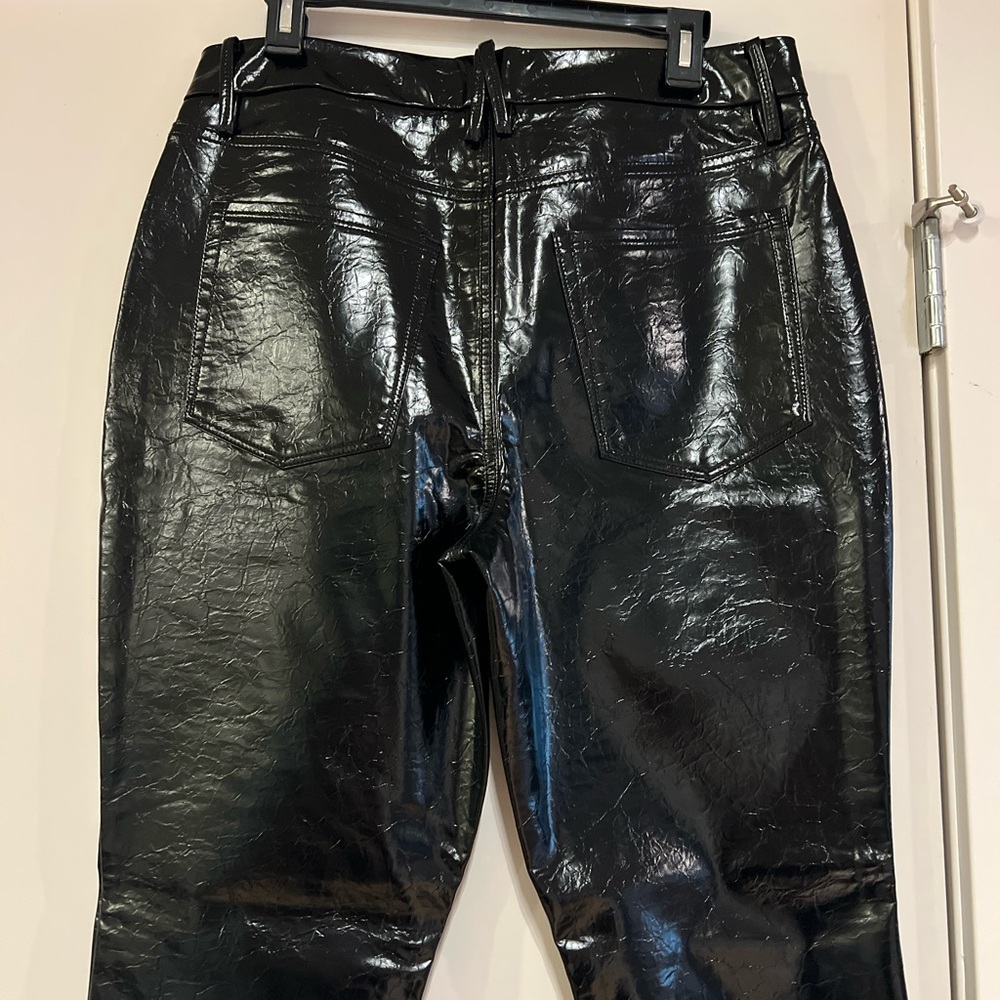 Good American Glossy Black Pants - Picture 5 of 5